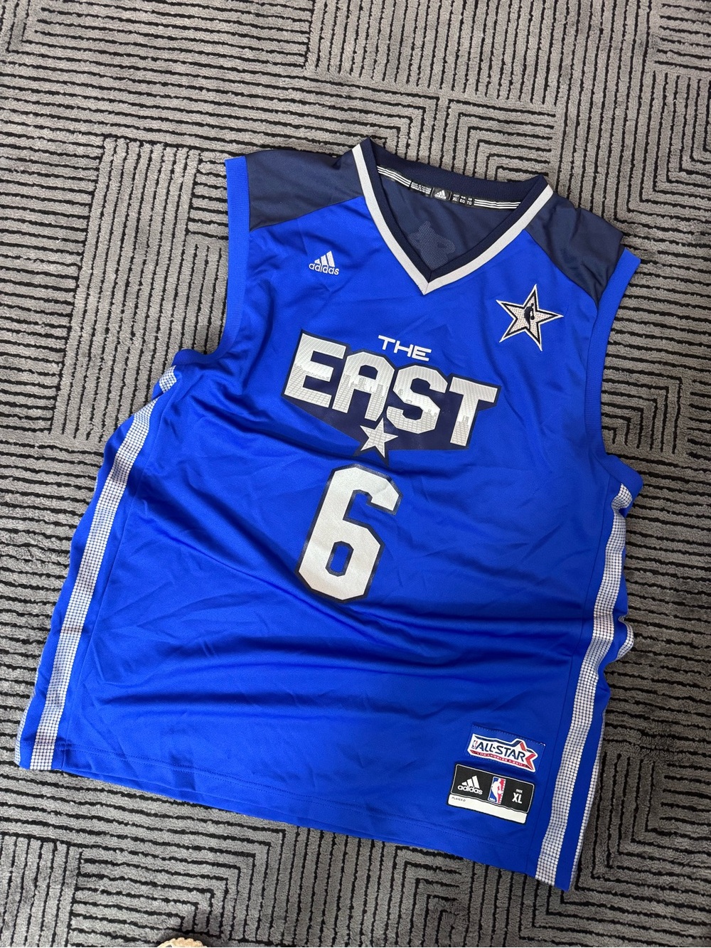 adidas special edition LeBron JamesRoyal Blue NBA All-Star "The East" #6 Jersey